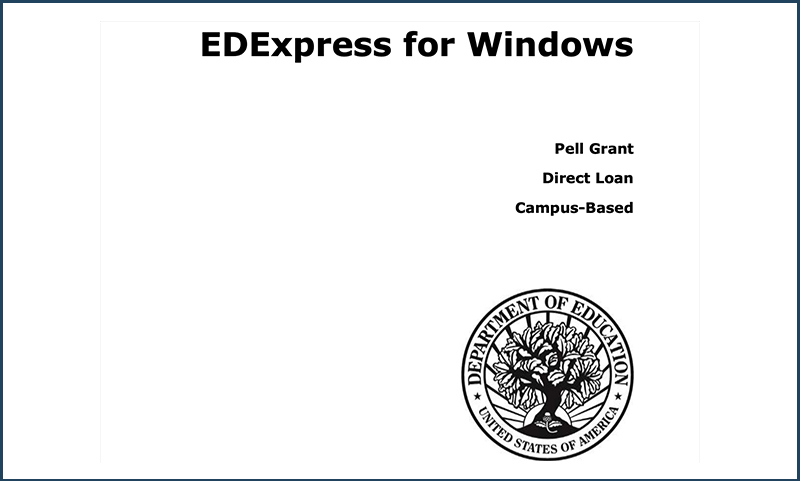EDExpress 2023–2024 Released | College Aid Services