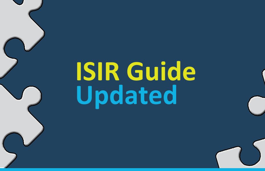 ISIR Guide Updated