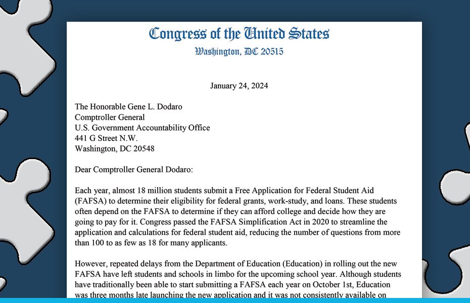 Government Accountability Office Request