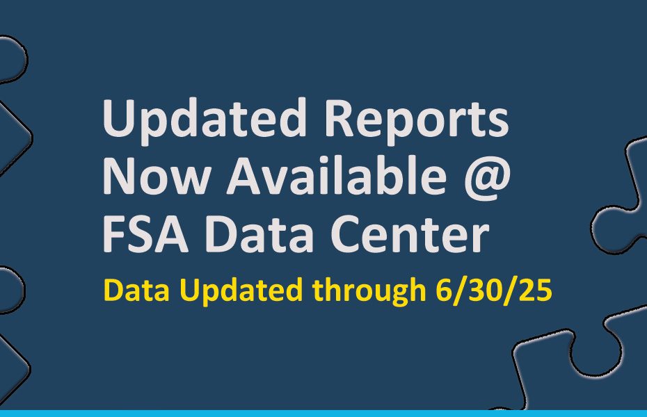 FSA Data Center Reports Update