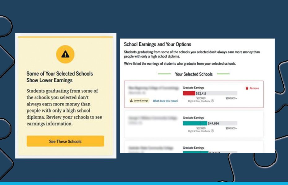 Lower Earnings Indicator on the FAFSA form