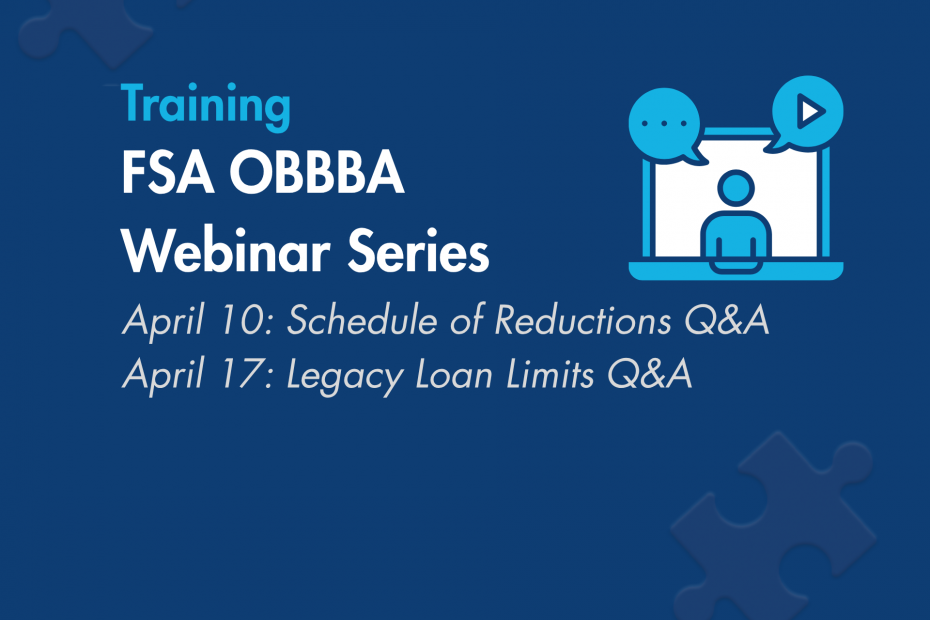 FSA OBBBA Webinar Series - April 2026