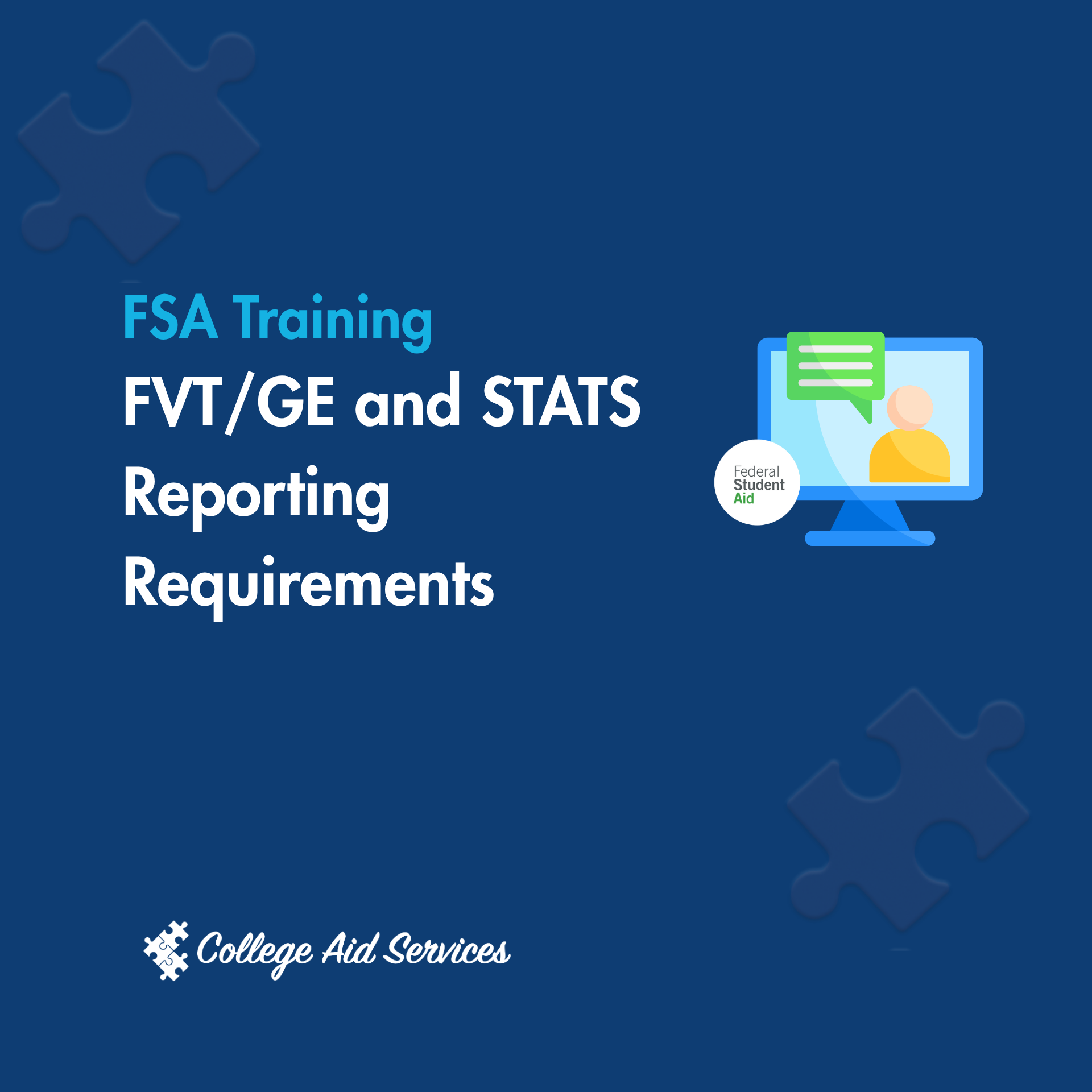 FSA Announces Fall FVT/GE and STATS Training Ahead of January 15 ...